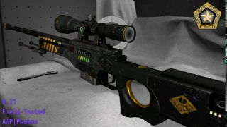 AWP Phobos - Skin Wear Preview