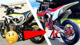 HOW DOES A 450 SUPERMOTO COMPARE TO THE 701 / SMCR 690 🤔