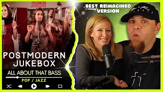 POSTMODERN JUKEBOX "All About That Bass"  // Audio Engineer & Wifey React