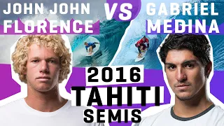 John John Florence VS Gabriel Medina 2016 Billabong Pro Tahiti semifinals | FULL HEAT REPLAY