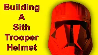 How To Make A Sith Trooper Helmet (Star Wars DIY)