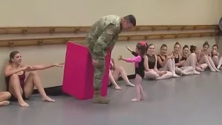 Soldier Surprises Daughter: 'I Love You Daddy!'