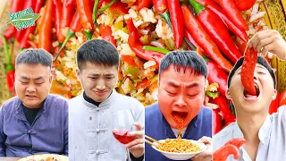 Spicy Food Challenge! || TikTok Funny Mukbang || Songsong and Ermao