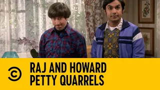 Raj And Howard Petty Quarrels | The Big Bang Theory | Comedy Central Africa