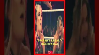 Dakota Kai IYO Sky vs Aliyah Raquel Rodriguez womens tag team title rematch? wrong opponent pinned