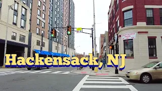 Walk tour in Hackensack, New Jersey, USA | Midtown Bridge to Downtown Hackensack