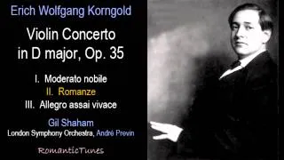 Korngold Violin Concerto in D major, Op. 36; Shaham, London Symp., Previn