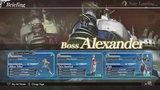 Dissidia Final Fantasy NT - Alexander Boss Battle Gameplay Walkthrough [1080p 60FPS HD]