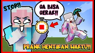 ATUN PRANK HENTIKAN WAKTU !! MOMON GA BISA GERAK !! Feat @sapipurba Minecraft