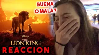 REACCION A EL REY LEON · BUENA O MALA ? - #Verocepitta