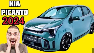 NUEVO Kiat Picanto 👉2024 😯 todo sobre el nuevo PICANTO GT line 2024 sigue siendo calidad precio