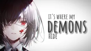 Nightcore - Demons - (lyrics) female version Imagine dragon