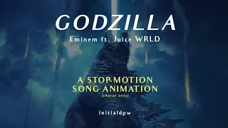 Godzilla chorus - Eminem ft Juice WRLD (A Stop-Motion Animation)