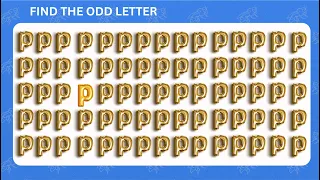 Thử Tài Tinh Mắt Tìm Chữ Cái |Find The Odd Letter| Quiz Bee - Ong Thích Đố