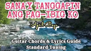 SANA'Y TANGGAPIN ANG PAG-IBIG KO |April Boys Easy Guitar Chords Lyrics Guide Beginners Play-Along