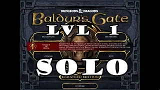 (Addendum about Number of Kills) SOLO Speedrun Baldur's Gate EE Legacy of Bhaal in 1hr as Lv1 Char