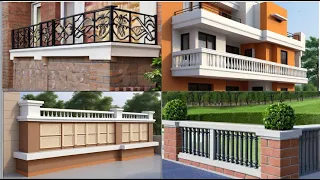 Top 40 Best Parapet Wall Design 2024 ||•Best Roof Wall Elevations