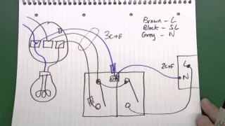 Lighting Circuits Part 3 - Fans, Motion Sensor Lights, 3 Core & Earth Cable