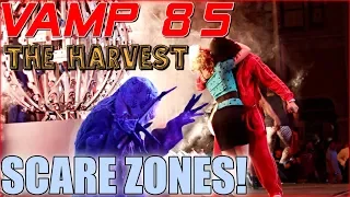 Halloween Horror Nights 2018 The Harvest and Vamp 85 Scare Zones