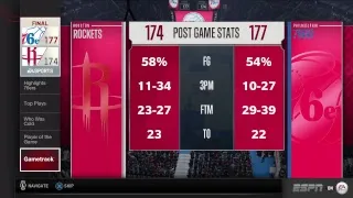 76ers  vs rockets nba live 19