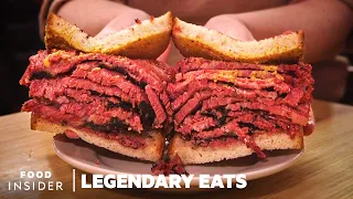 Katz's Makes New York's Most Legendary Pastrami On Rye | Legendary Eats