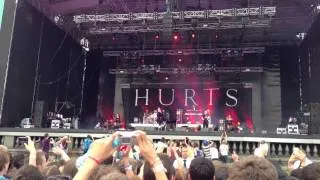 Hurts - Miracle - live at Subbotnik Festival, Moscow 06.07.2013 (cut)