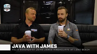 Felix Rosenqvist on new team, expectations for 2024 season | Java with James Hinchcliffe | INDYCAR