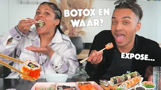 DEZE mensen ZIJN zo NEP! WAT vinden wij IRRITANT aan ELKAAR?! | SUSHI MUKBANG | Bruine Youtubers