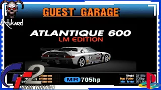 Gran Turismo 2 - Venturi Atlantique 600 LM Edition + Replay [ePSXe - PC] [Playstation 1]