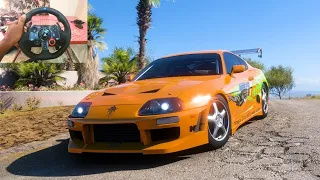 1600HP Turbo Anti-Lag Toyota Supra | Forza Horizon 5 | Logitech G29 Steering Wheel Gameplay