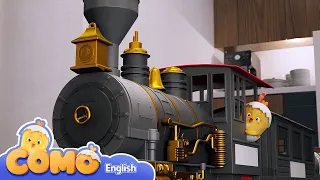 Curious Como SE2 | Train Adventure | Cartoon video for kids | Como Kids TV