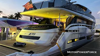 $12 Million Yacht 2022 Princess X95 for 8 Guests + 3 Crew Members Luxury Yacht Tour