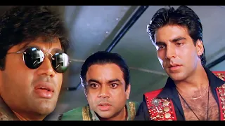 इसका टिकट तो किसी ने काट दिया - मोहरा ज़बरदस्त सीन : Suniel Shetty - Akshay Kumar - Mohra Scene