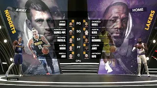 NBA 2K24 - Denver Nuggets @ Los Angeles Lakers - 2024 NBA Playoffs Game 4