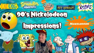 90's Nickelodeon Voice Impressions Challenge!