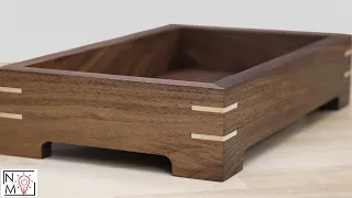 Making a Spline Walnut Tray | Woodworking Projects