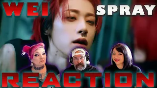 Wei   Spray reaction: but what are they spraying?!