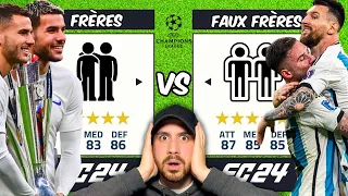 VRAIS FRÈRES vs FAUX FRÈRES sur FC 24!