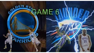 NBA 2K16 // GAME 6 // Golden State Warriors VS Oklahoma City Thunder // CPU VS CPU