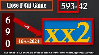 Thai Lottery Close F Cut Game Update | First Game Update | Thai Lottery Result Today 16-6-2024