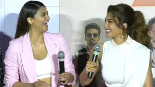 Jacqueline Fernandez and Daisy Shah's CATFIGHT In Race 3 | Race 3 Trailer Launch