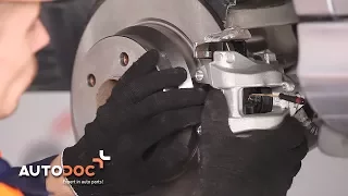 How to change rear brake caliper MERCEDES-BENZ E W211 TUTORIAL | AUTODOC