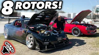 8 ROTORS of INSANITY - TWO 4 Rotor RX-7's! (Extremely Rare)