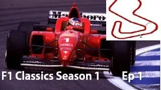 F1 2013 Classic Seasons 1 Ep 1 - Brands Hatch (1996 Ferrari F310) [Legend AI]