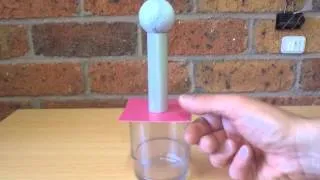 Golf Ball Drop Trick - Simple Science Experiment - Easy to do