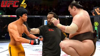 Bruce Lee vs Super Sumo ( EA Sports UFC 4 ) wwe mma