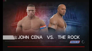 WWE 2K17: John Cena vs The Rock: WrestleMania