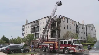 Around 100 people left without a home after fire burns through Prince George's County apartment buil