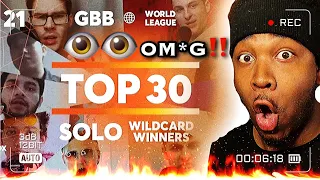 TOP 30-8 Solo Showcase Wildcard Compilation| GBB21: WORLD LEAGUE| WOW AMAZING BEATBOXERS!! REACTION*