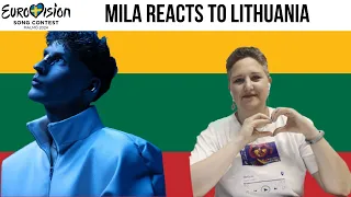 LITHUANIA Eurovision 2024 Reaction: Silvester Belt - Luktelk || Mila Reacts to Eurovision